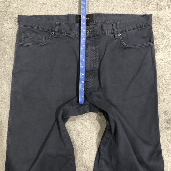 Ermenegildo Zegna‎ Men's 38x29 Micro Twill Five-Pockets Pants Trousers Blue - Picture 4 of 13